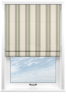 The British Stripe Co. Edward, Polzeath No.1 - Roman Blind